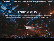 Tablet Screenshot of louiegiglio.com